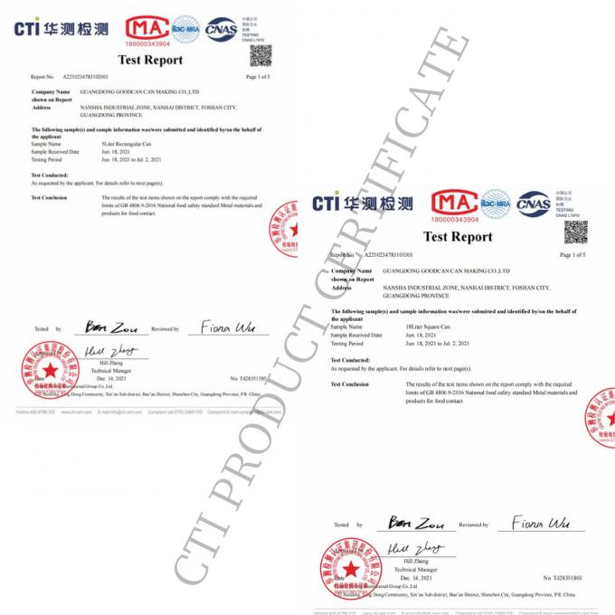 Guangzhou BetterCan Industry and Trade Co., Ltd. 品質管理