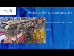 5L正方形の缶:耐久およびスペース有効な包装の解決