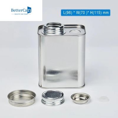 購入 空の正方形のコーヒー豆の錫の容器18Oz L95mm*W75mm*H115mm online manufacture