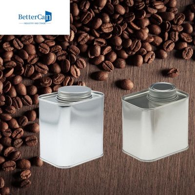 購入 0.5ポンド弁が付いている1ポンドのコーヒー豆の錫500Gの金属の正方形の錫 online manufacture