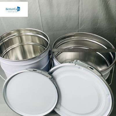 購入 18リットルの円筒状のバケツと花のラグカバー 20リットルの金属空缶 online manufacture
