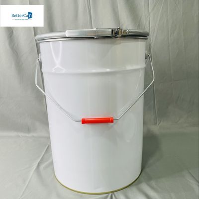 購入 5 ガロン 缶バッジ 鍵リング 白色 コーティング 印刷 CMYK 20 リッター OEM パッケージ online manufacture