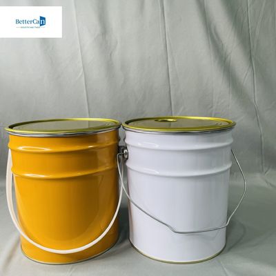 購入 10リットルの産業用空き缶 鍵リング 0.35mm 厚さ 5リットルの空きバケツ online manufacture