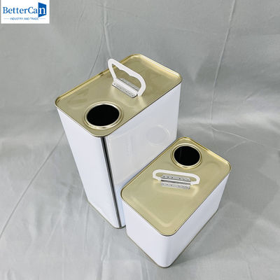 購入 空っぽの5Lの塗料缶 正方形缶 小さな塗料缶 online manufacture