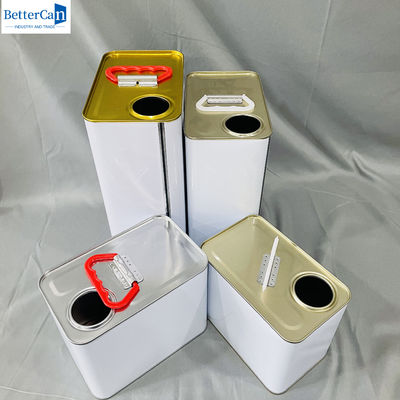 購入 3.75リットルの白色塗装された塗料缶 1ガロンの空き缶 online manufacture