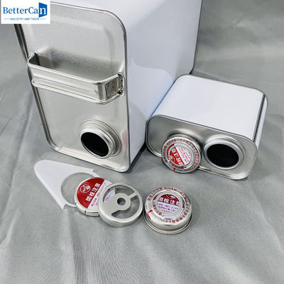 購入 OEM モーターオイル 1 ガロン 空き液体缶 メタルキャップ 500ml 直角形 online manufacture