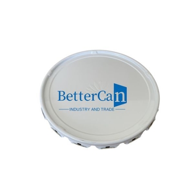 購入 White Flower Lug Lid With Cluring 0.35mm OEM Lid For Tin Pail 0.38mm Thickness online manufacture