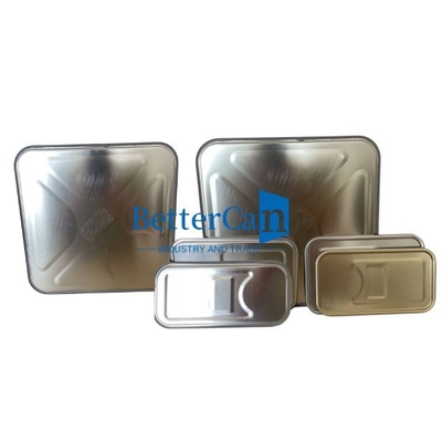 購入 0.28mm Square Tin Components 18liter Square Gold OEM Tin Accessories online manufacture