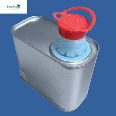 カスタマイズ可能な500ml 1Lのペンキの錫、空の長方形の缶