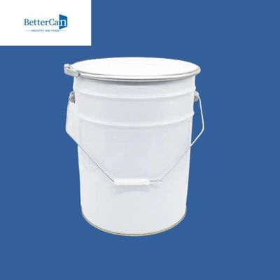 さびない金属のペンキのバケツのスチール ドラム20リットルの円形のタイプ