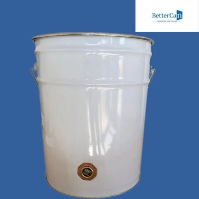 ラグナットの花のふたと空10l円形のペンキのバケツ0.28mm