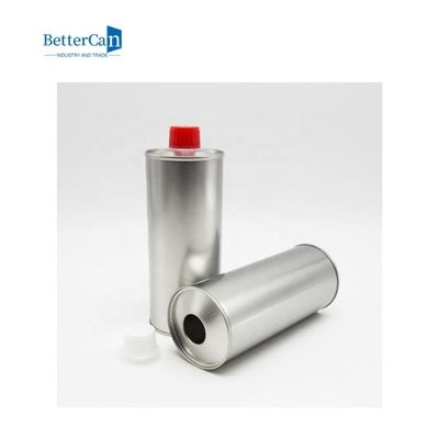 36Oz正方形の錫オイルは1リットル注文ブレーキ オイルの缶を空けることができる