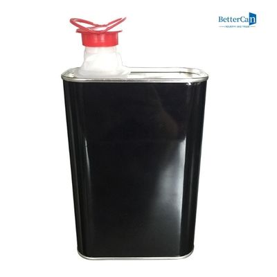 ISO9001注文エンジン オイルは空の正方形のペンキを缶詰にする1リットルを錫メッキする