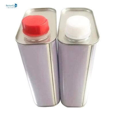 1L平らなシールのねじふたが付いている正方形の金属の錫の容器L105*W60*H180