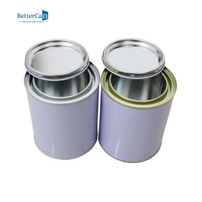 支払能力があるコーティングのための空のクォートの缶のあたりの1リットルのペンキの缶