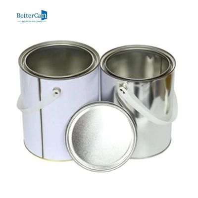 円形のペンキの缶の容器   4L空の金属のガロンのペンキの缶