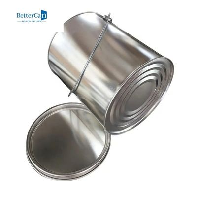 円形のペンキの缶の容器   4L空の金属のガロンのペンキの缶