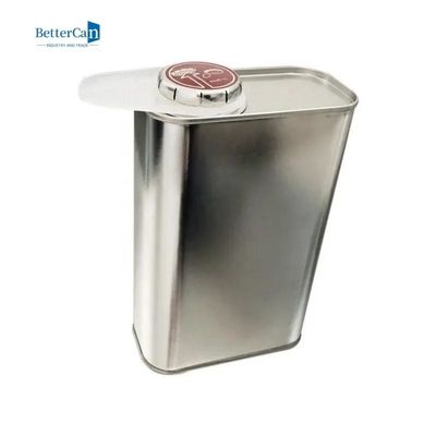 注文の空のクォートのペンキはねじ帽子ISO 9001の長方形の缶を缶詰にする