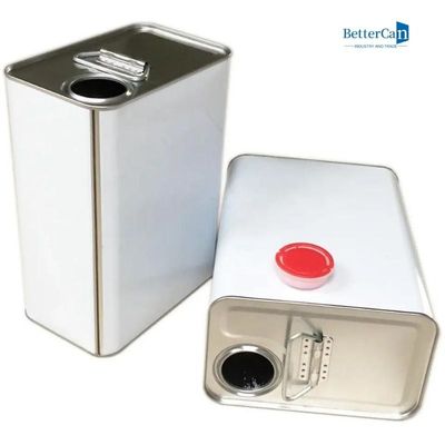 5L正方形の錫の小さなかん、金属コーティングは硬化剤のために錫メッキすることができる