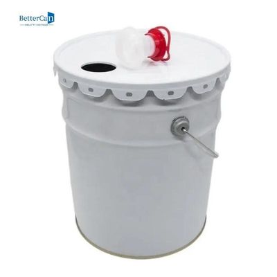 円形の飾るペンキの缶20Lの白は5ガロンのバケツを塗る