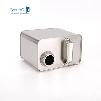 空4Lペンキのふたが付いている正方形オイルの錫の容器を缶