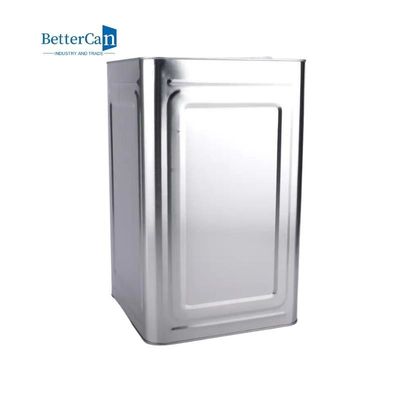 空の銀製のペンキの缶18L 20Lの正方形の金属は0.28mm-0.35mmのゲージをバケツでくむ