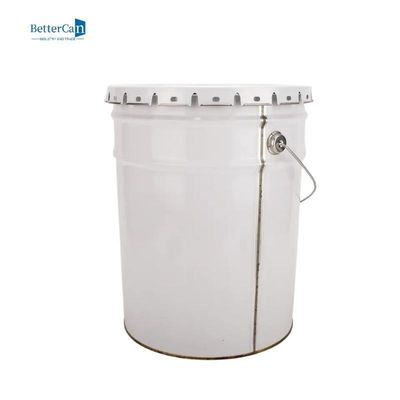 注文の円形の印刷の開いたオイル ドラム16L 18L白いペンキのバケツ