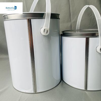 1 ガロンの丸い絵 金属の缶詰3.75リットル サイズをカスタマイズ