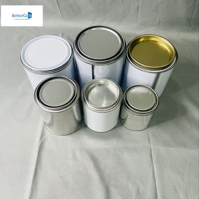 500ml 丸い化学品 250ml 空の塗料缶 0.23mm 厚さ