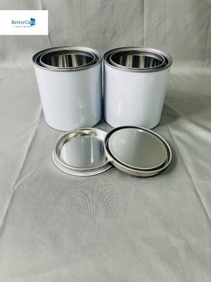 500ml 丸い化学品 250ml 空の塗料缶 0.23mm 厚さ