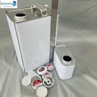 OEM モーターオイル 1 ガロン 空き液体缶 メタルキャップ 500ml 直角形